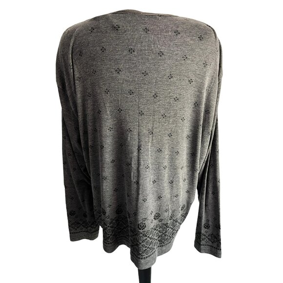 Vintage Carolina Colours Plus Grey Button Front Cardigan Sz 22/24 Womens Plus Gr - Picture 13 of 13